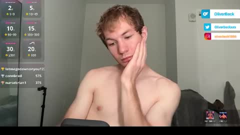 Snapshot of oliver_beck chatting on June 10, 5:45 pm Oliver Beck online show from June 10, 5:45 pm