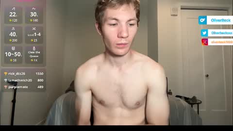 Snapshot of oliver_beck chatting on June 17, 6:09 pm Oliver Beck online show from June 17, 6:09 pm