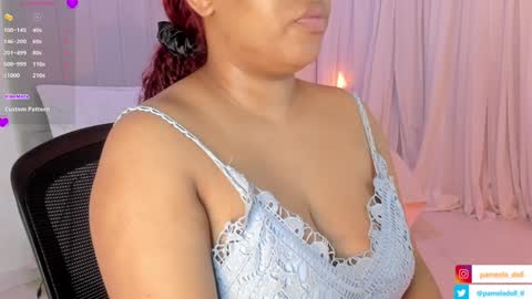 Snapshot of pamela_doll3 chatting on January 12, 5:03 am pamela online show from January 12, 5:03 am