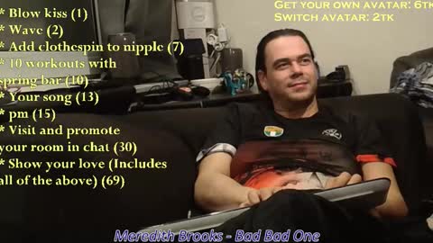 Chris online show from February 1, 2:10 am