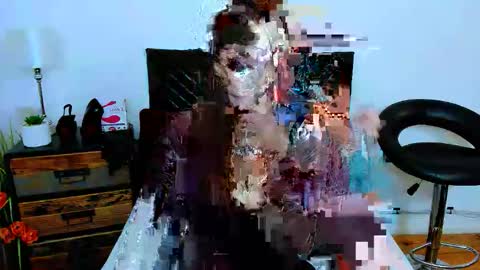 Snapshot of pollyflowers chatting on February 9, 2:15 am Polly online show from February 9, 2:15 am