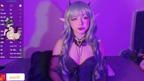 Snapshot of purplelilith3 chatting on May 15, 3:02 am Purple Lilith online show from May 15, 3:02 am