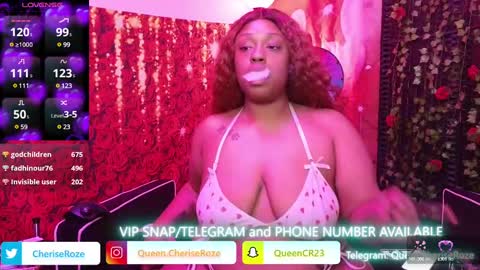 Queen Cherise Roze online show from March 9, 5:44 am