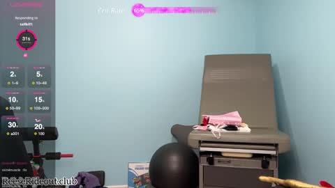 Snapshot of reeserideout chatting on February 15, 2:15 am Reese Rideout online show from February 15, 2:15 am