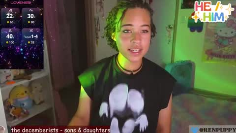 Snapshot of renpuppy chatting on September 10, 5:29 am REN online show from September 10, 5:29 am