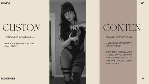 Rosie Bones online show from April 27, 11:03 pm