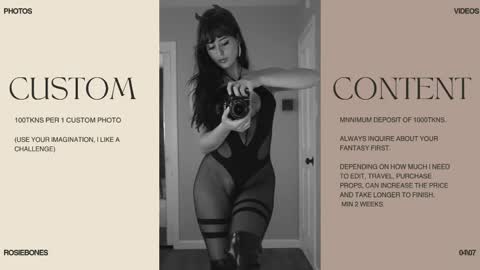 Snapshot of rosiebones chatting on May 27, 5:10 pm Rosie Bones online show from May 27, 5:10 pm