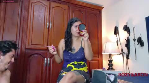 Snapshot of roxyandaron2 chatting on May 15, 1:29 pm RoxyAron online show from May 15, 1:29 pm