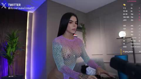 Snapshot of salomeacosta97 chatting on January 9, 10:55 pm Salome Acosta online show from January 9, 10:55 pm