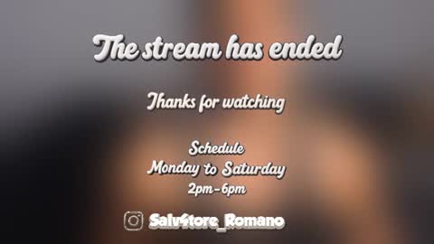 Snapshot of salvatore_romanoo chatting on July 1, 2:57 am Salvatore online show from July 1, 2:57 am