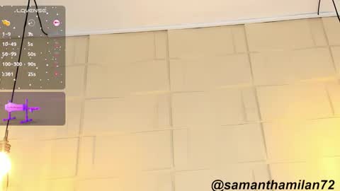 Snapshot of samanthamilan1 chatting on December 14, 10:42 am Sam online show from December 14, 10:42 am