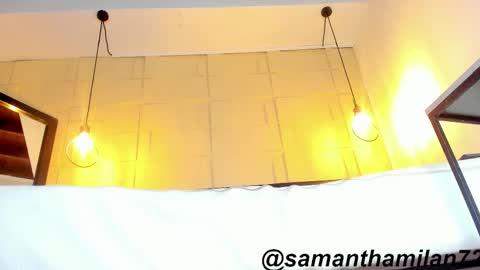 Snapshot of samanthamilan1 chatting on February 19, 10:33 am Sam online show from February 19, 10:33 am