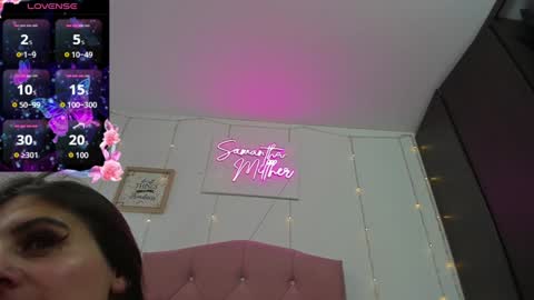 Snapshot of samanthamillher1 chatting on December 10, 5:33 pm Samy  online show from December 10, 5:33 pm