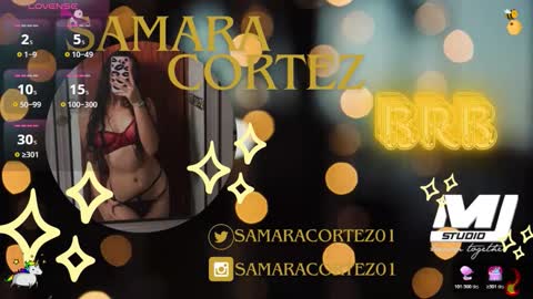 Snapshot of samaracortez chatting on November 7, 7:36 pm Sammy online show from November 7, 7:36 pm