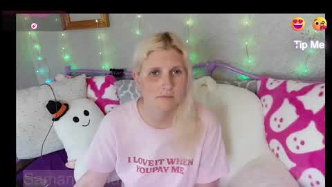 Snapshot of sammiesin13 chatting on June 6, 5:50 pm Samantha online show from June 6, 5:50 pm
