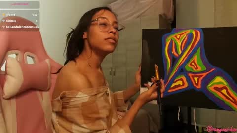 Snapshot of samyonichan chatting on December 9, 6:23 am Special show on 17 december and 23 UwU online show from December 9, 6:23 am