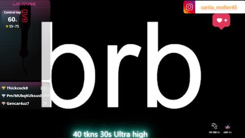 Snapshot of sarita_moller chatting on October 16, 7:20 am Sarita Moller online show from October 16, 7:20 am