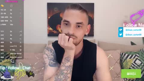 Snapshot of secret_sir chatting on September 27, 10:15 pm Dean Carter online show from September 27, 10:15 pm