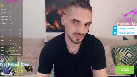 Snapshot of secret_sir chatting on October 24, 10:17 pm Dean Carter online show from October 24, 10:17 pm