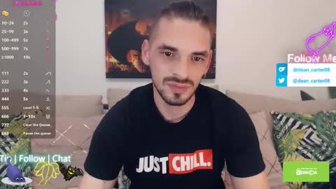 Snapshot of secret_sir chatting on October 29, 11:17 pm Dean Carter online show from October 29, 11:17 pm