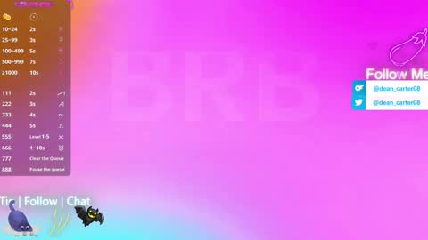 Dean Carter online show from February 23, 10:07 pm