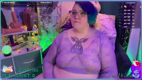 Snapshot of sirenwilde chatting on June 7, 4:16 am Siren Wilde online show from June 7, 4:16 am