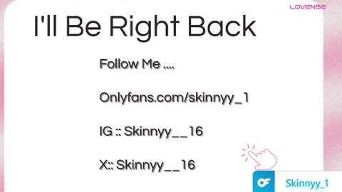 Skinnyy   online show from June 1, 10:17 am