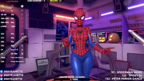 SkyeAnette online show from November 1, 1:18 am