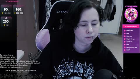 Snapshot of spookybat chatting on January 14, 4:29 pm Shio online show from January 14, 4:29 pm