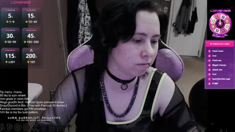 Snapshot of spookybat chatting on January 15, 7:44 pm Shio online show from January 15, 7:44 pm