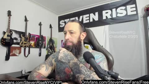 StevenRiseNYC online show from February 4, 4:15 am