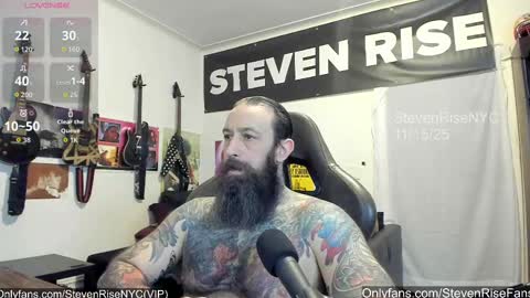 StevenRiseNYC online show from November 15, 2:24 pm