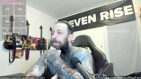 StevenRiseNYC online show from February 7, 12:20 pm