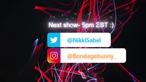Snapshot of sufferbunny chatting on January 17, 10:12 pm Nikki Sabel online show from January 17, 10:12 pm