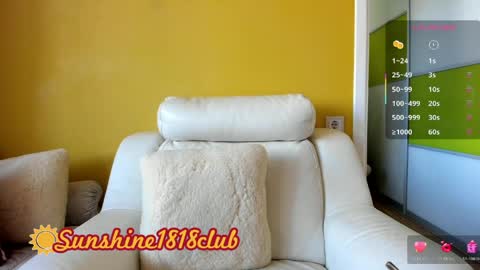 Snapshot of sunshine1818club chatting on June 7, 6:17 am Angela Sunshine1818club online show from June 7, 6:17 am