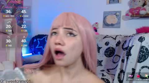 Snapshot of sweetcrime chatting on February 12, 7:13 am Independent model online show from February 12, 7:13 am