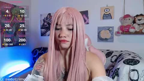 Snapshot of sweetcrime chatting on February 18, 5:42 am Independent model online show from February 18, 5:42 am