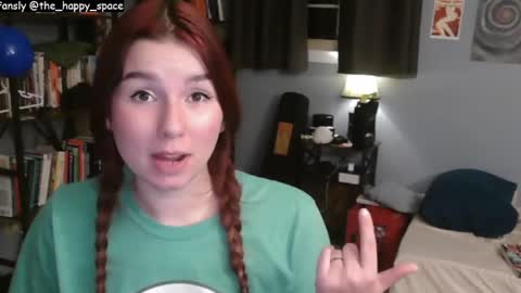 Snapshot of the_happy_space chatting on March 8, 3:17 am MATERNITY LEAVE online show from March 8, 3:17 am