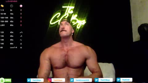 Snapshot of theccboysxxx chatting on October 11, 4:44 am The CC Boys Travis Connor Paul Codi online show from October 11, 4:44 am