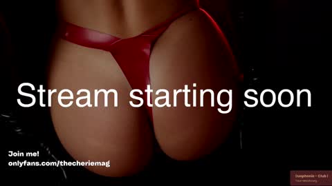 Cherie   online show from December 5, 8:05 pm