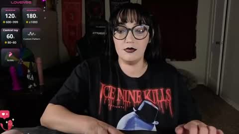 Snapshot of thegothmilf chatting on August 7, 5:09 am TheGothMilf online show from August 7, 5:09 am