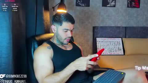 Snapshot of thiagoferrari1 chatting on July 14, 10:26 pm thiago online show from July 14, 10:26 pm