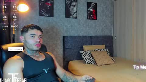 Snapshot of thiagoferrari1 chatting on July 25, 3:15 am thiago online show from July 25, 3:15 am