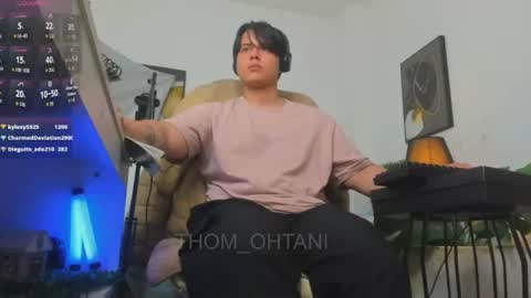 Snapshot of thom_ohtani chatting on June 20, 6:49 am thom_ohtani online show from June 20, 6:49 am