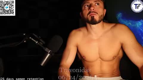 Snapshot of travonidas chatting on June 24, 1:32 pm Greek God online show from June 24, 1:32 pm