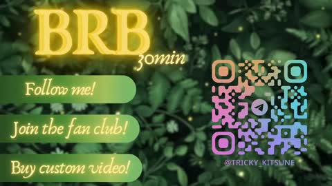 trickykitsune online show from April 20, 2:31 pm