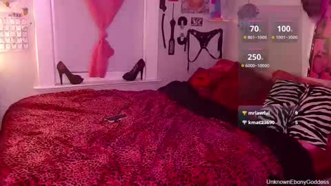 unknownebonygoddess online show from October 19, 1:50 am