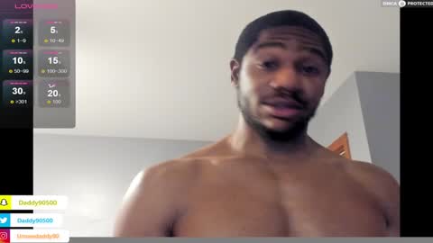 Snapshot of urnewdaddy90 chatting on February 5, 7:50 am Big Daddy online show from February 5, 7:50 am