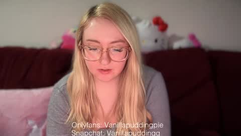 Snapshot of vanillapuddingpie chatting on December 10, 11:40 pm vanillapuddingpie online show from December 10, 11:40 pm
