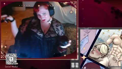 Snapshot of velvetenveil chatting on July 20, 1:09 am Velveteen Veil online show from July 20, 1:09 am